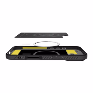 Spigen Rugged Armor Mag Чехол совместимый с MagSafe для iPhone 17 матовый чёрный