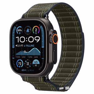 SPIGEN WBF0 siksniņa APPLE WATCH 8 / 9 / 10 / 11 / SE / ULTRA (44 / 45 / 46 / 49 MM) zaļš