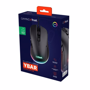 Trust GXT 922 Ybar spēļu pele, melna