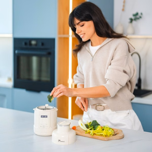 Momini KiddoChef 10 vienā daudzfunkcionāls kombains bērnu ēdiena pagatavošanai