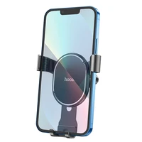 HOCO gravitācijas automašīnas turētājs gaisa ventilācijai CA56 PLUS metāla bruņas melns