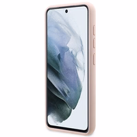 Karl Lagerfeld KLHCS23MSNIKBCP S23+ S916 cietais apvalks rozā/rozā Silikona Ikonik