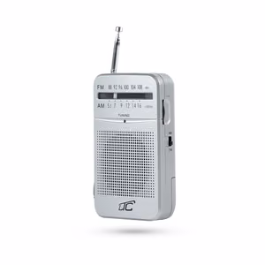 Портативное карманное радио LTC LEGA, AM/FM, mini jack — серебристый