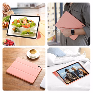 Korpuss Samsung X210/X215/X216 Tab A9 Plus 11.0/X230/X235/X236 Tab A11 Plus 11.0 rozā krāsā