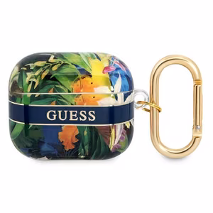 Guess GUA3HHFLB AirPods 3 apvalks zils/zils Ziedu kolekcija