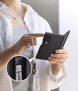 Ringke Onyx Flap vāciņš modelim Samsung Galaxy Z Fold 8, saderīgs ar MagSafe – melns