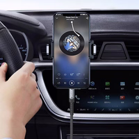 BWOO kabelis AUX 3,5 mm - Lightning BO-AUX068 melns