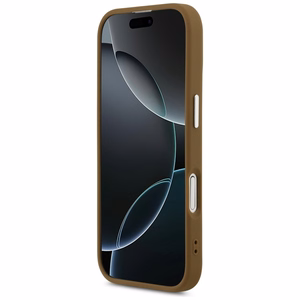 Guess Trīsstūra logotipa magnētiskais apvalks iPhone 17 - brūns