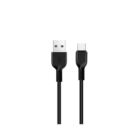 Kabelis USB A uz USB C Hoco 2,4A 2 m X20 melns