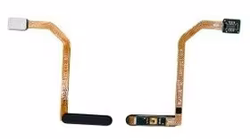Flex Samsung A155 A15 4G ar fingerprint sensor Zils Melns original (service pack)