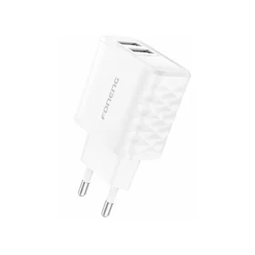 Charger Foneng EU53 2.4A 2xUSB-A white