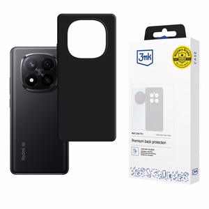 3mk Matt Case Pro case for Xiaomi Redmi Note 15 5G - black