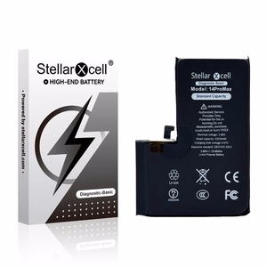 StellarXcell Diagnostic akumulators Apple iPhone 14 Pro Max, 4330 mAh (standarta ietilpība + augstas kvalitātes BMS kopija)