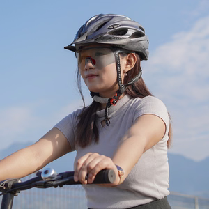 Rockbros polarizētas velosipēda brilles ar UV aizsardzību un korekcijas ieliktni - pelēkas