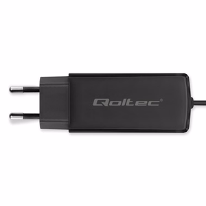 Qoltec 52419 65W GaN super ātrais lādētājs | 5-20V | 3-3.25A | USB-C 3.1