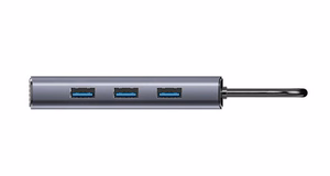 UNITEK D1113CGY01 interface hub 2 x USB 3.2 Gen 2 (3.1 Gen 2) Type-C 1000 Mbit/s Grey