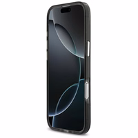 Karl Lagerfeld IML Choupette galvas logotipa magnētiskais iPhone Air apvalks - melns