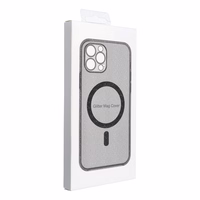 Viedtālruņa apvalks MAG COVER ar MagSafe SAMSUNG S25 – caurspīdīgi spīdumi