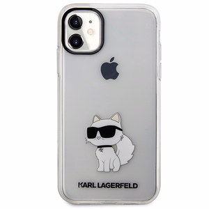 Karl Lagerfeld Ikonik Choupette чехол для iPhone 11 / Xr - прозрачный