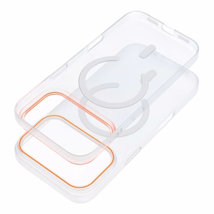 Go Orange Чехол для iPhone 17 Pro совместимый с MagSafe - прозрачный