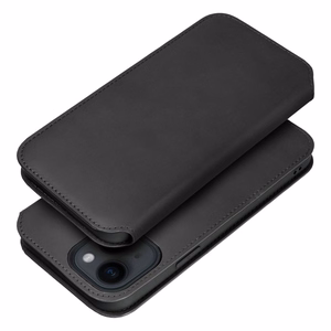 DUAL POCKET grāmatas apvalks XIAOMI Redmi Note 14 5G melns