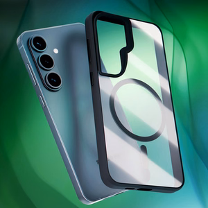 3mk Satin Armor MagCase for Samsung Galaxy S26 - caurspīdīgs melns