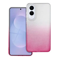 SHINING viedtālruņa apvalks SAMSUNG S25 Edge caurspīdīgs rozā