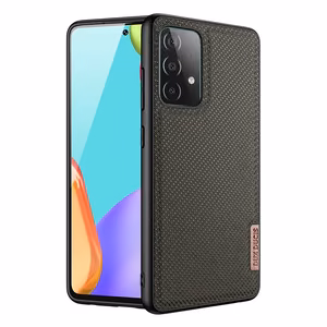 Dux Ducis Fino case covered with nylon material for Samsung Galaxy A72 4G green