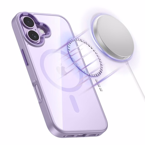 Tech-Protect MagMat MagSafe maciņš iPhone 17 caurspīdīgs violets