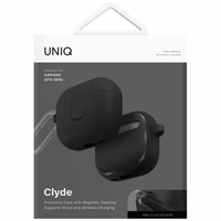 Uniq Clyde Lock apvalks AirPods 4 - melns