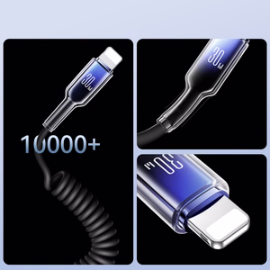 USB-C - Lightning kabelis Joyroom S-A43 30W 1.5m melns