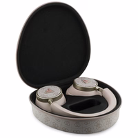 Guess 4G Triangle Logo Bluetooth ENC austiņas uz ausīm rozā