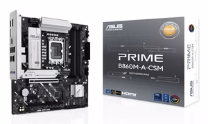 ASUS Prime B860M-A-CSM motherboard Intel B860 LGA1851 Micro-ATX DDR5 4 slots