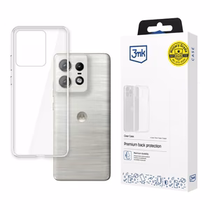 3mk caurspīdīgs viedtālruņa apvalks Motorola Edge 50 Pro - caurspīdīgs