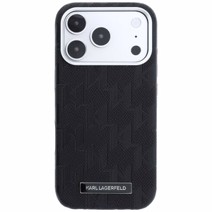 KARL LAGERFELD maciņš IPHONE 18 Pro Max/17 Pro Max saderīgs ar MagSafe (Mono Resin Logo) (krāsa: melna)