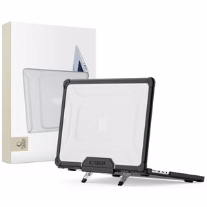Tech-Protect SmartShell Pro macins priekš Macbook Pro 14 M1 / M2 / M3 / M4 / M5 2021-2025 - Melns un caurspidigs