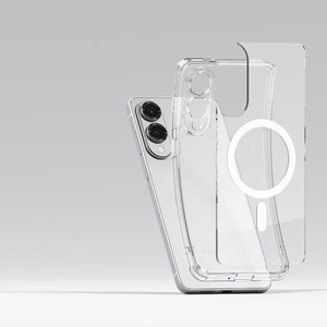 Ringke Fusion magnētiskais viedtālruņa apvalks MagSafe Samsung Galaxy S25 Edge - caurspīdīgs