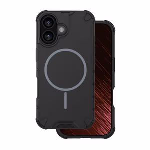 Defender 2in1 Mag maciņš for iPhone 16 6,1" melns