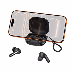 XO Bluetooth austiņas G53 TWS melnas ANC + ENC ar statīvu