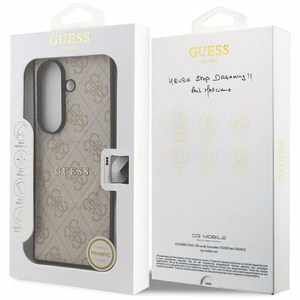 Viedtālruņa apvalks GUESS SAMSUNG Z Fold7 GUHMZFD7P4MSEGCP (Magnētiskais 4G PU ar lielu logotipu) rozā