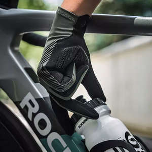 Rockbros 16110006003 shock-absorbing cycling gloves size L - green and black