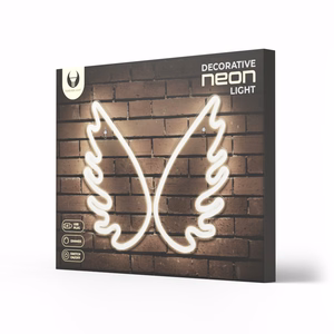Neon PLEXI LED WINGS balts FPNE09X Forever Light