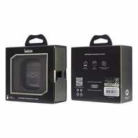 Audi IML ģeometrisks raksts AirPods 1 / 2 apvalks - pelēks