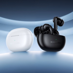 Melnas TWS Bluetooth austiņas Borofone FQ16 Star, ANC+ENC, Smart AI