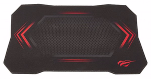 Havit MP843 spēļu peles paliktnis melns, sarkans