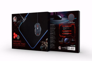 MOUSE PAD GAMING LED LARGE/MP-GAMELED-L GEMBIRD