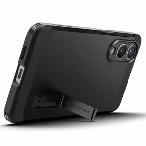 Чехол Spigen Tough Armor MagSafe для Samsung Galaxy S25 Edge - чёрный