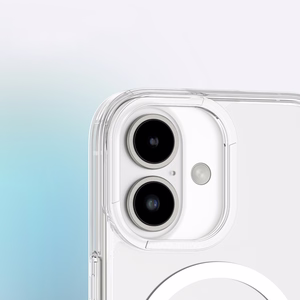 AmazingThing Minimal Mag viedtālruņa apvalks ar magnētisko gredzenu iPhone 16 - caurspīdīgs