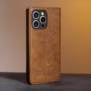 Viedais Seam maciņš for Xiaomi Redmi 15 4G EU / 15 5G EU (171,08 x 82,05 x 8,55) brūns