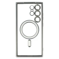 Viedtālruņa apvalks Magnētiskais sudrabains Samsung Galaxy S24